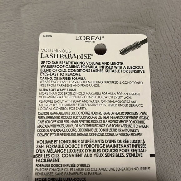 NWT L’Oréal Voluminous Lash Paradise Mascara 204 Black - Picture 5 of 6